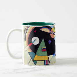 Caneca De Café Em Dois Tons Preto e Violeta - Pintura de Wassily Kandinsky
