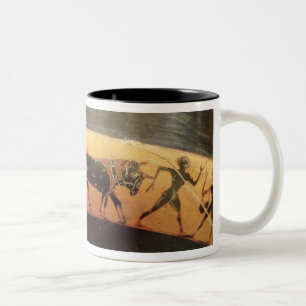 Caneca De Café Em Dois Tons Preto-figura copo do sótão
