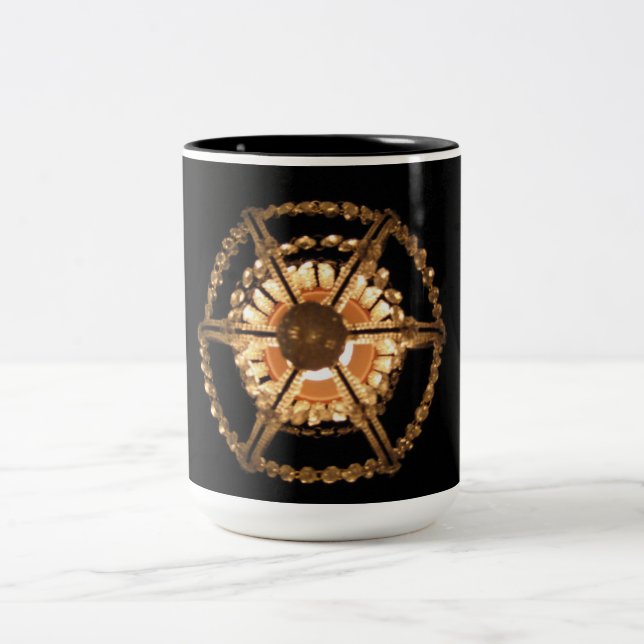 Caneca De Café Em Dois Tons Preto-Luz (Centro)
