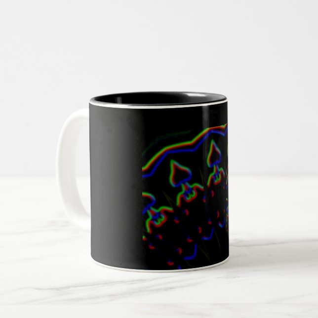 Caneca De Café Em Dois Tons preto-rm-MODERN (Frente Esquerda)