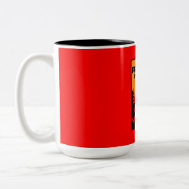 Caneca De Café Em Dois Tons Prevenção contra incêndios florestais