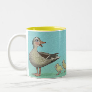 Caneca De Café Em Dois Tons Primavera Ducking Mug