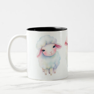 Caneca De Café Em Dois Tons primavera fluffy