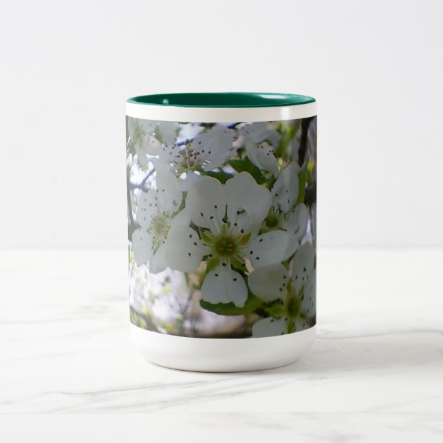 Caneca De Café Em Dois Tons Primavera in Bloom (Centro)