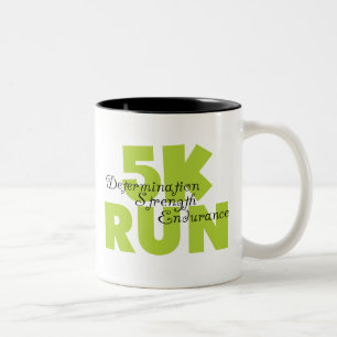 Caneca De Café Em Dois Tons Primavera Verde 5K Executar