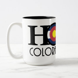 Caneca De Café Em Dois Tons PRIMAVERAS HOME Colorado 15 oz