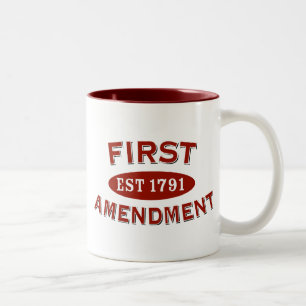 Caneca De Café Em Dois Tons Primeira Emenda