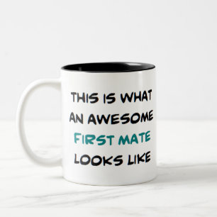 Caneca De Café Em Dois Tons primeiro-oficial incrível
