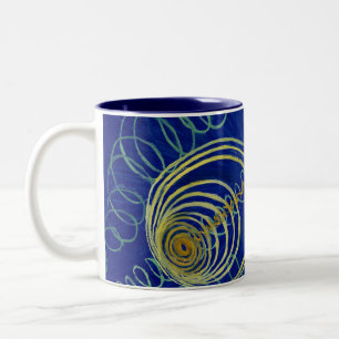 Caneca De Café Em Dois Tons Primordial Chaos por Hilma af Klint