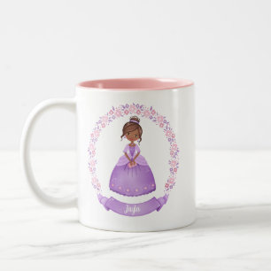 Caneca De Café Em Dois Tons Princesa