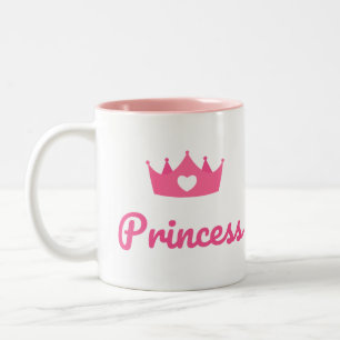 Caneca De Café Em Dois Tons Princesa