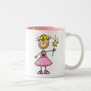 Caneca De Café Em Dois Tons Princesa Com Varinha