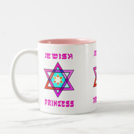 Caneca De Café Em Dois Tons Princesa judaica
