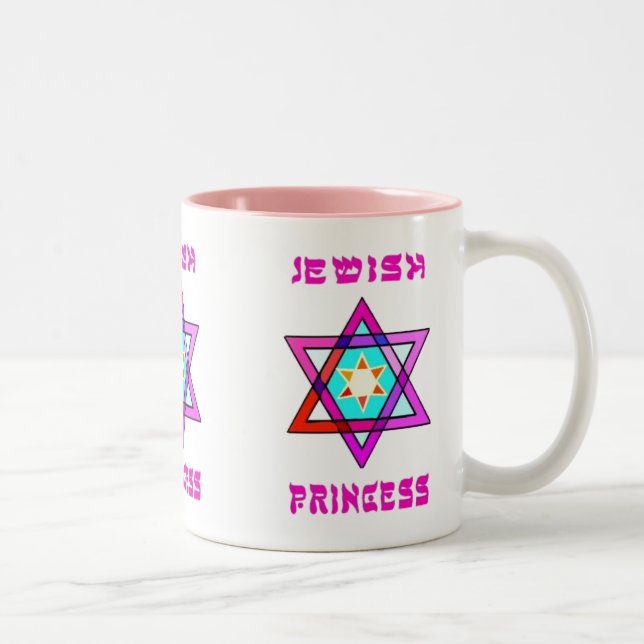 Caneca De Café Em Dois Tons Princesa judaica (Direita)