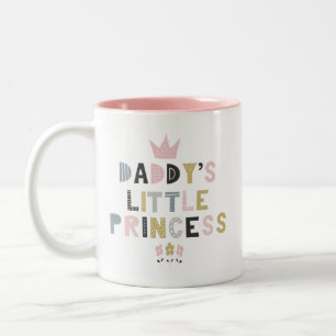 Caneca De Café Em Dois Tons Princesa Pai