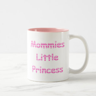 Caneca De Café Em Dois Tons Princesa pequena das mamãs