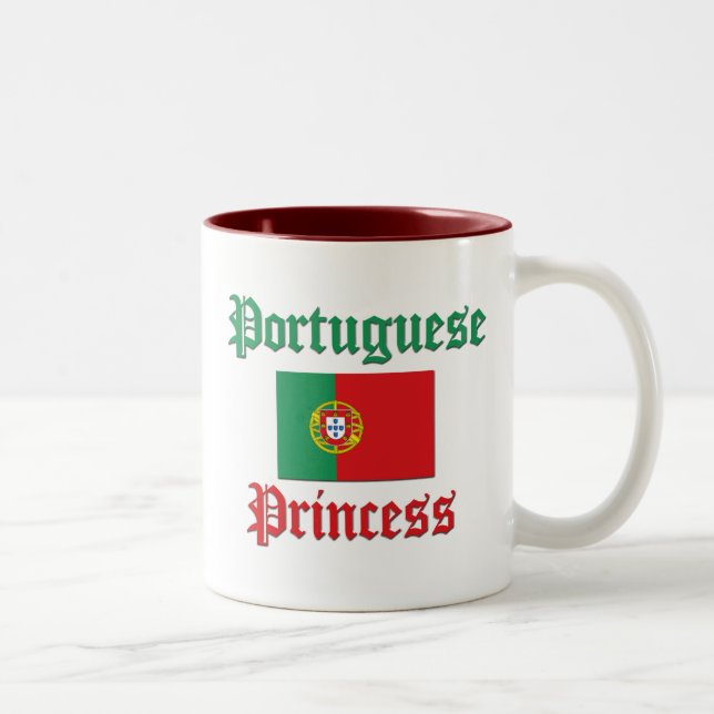 Caneca De Café Em Dois Tons Princesa portuguesa (Direita)