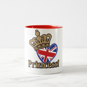 Caneca De Café Em Dois Tons Princesa Real