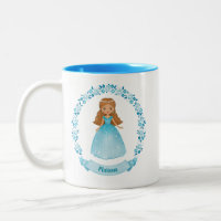 Princesa Real Azul Personalizada