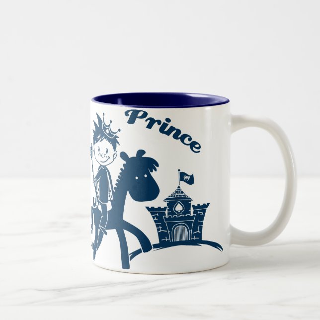 Caneca De Café Em Dois Tons Príncipe (Direita)