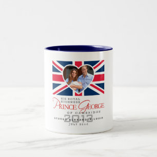Caneca De Café Em Dois Tons Príncipe George - William & Kate