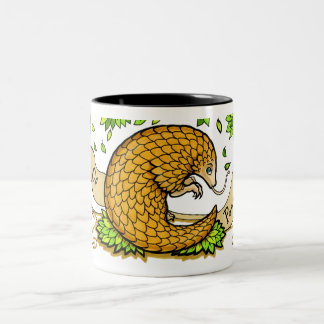 Caneca De Café Em Dois Tons Príncipe Pangolins