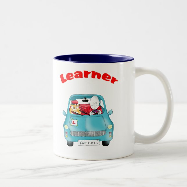 Caneca De Café Em Dois Tons principiantes, teste de condução (Direita)