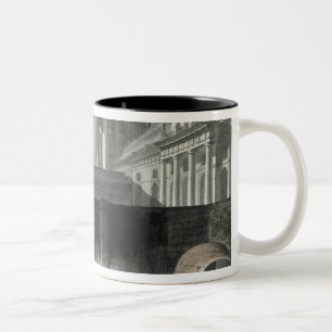 Caneca De Café Em Dois Tons Prisioneiros de transferência ao Conciergerie