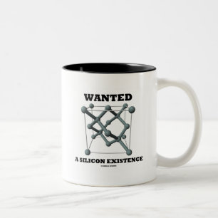 Caneca De Café Em Dois Tons Procurada Uma Estrutura Química De Existência De S