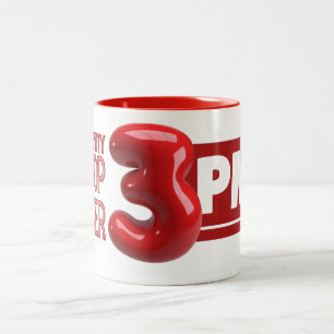 Caneca De Café Em Dois Tons Produtividade Cai Depois das 15h – Humor no Trabal
