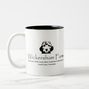 Caneca De Café Em Dois Tons Produtos com marca WF