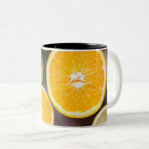Caneca De Café Em Dois Tons Produtos hortícolas saudáveis