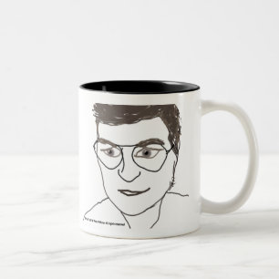 Caneca De Café Em Dois Tons Prof Desmet Mear Not Mug by RoseWrite