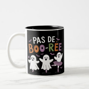 Caneca De Café Em Dois Tons Professor Dançarino do Balé Fantasma de BOO-ree