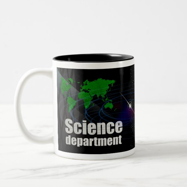 Caneca De Café Em Dois Tons Professor de ciências (Esquerda)