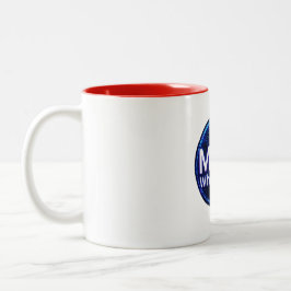 Caneca De Café Em Dois Tons Professor de Matemática Mago da Matemática