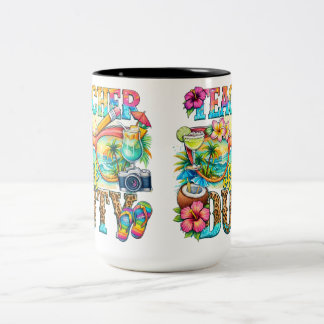 Caneca De Café Em Dois Tons Professor fora do expediente