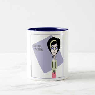 Caneca De Café Em Dois Tons Professor, professor