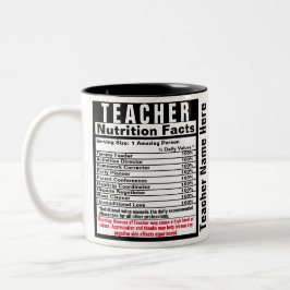 Caneca De Café Em Dois Tons Professora Engraçada Gift Mug