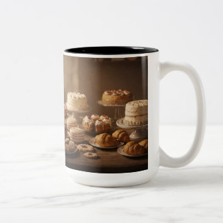 Caneca De Café Em Dois Tons Profissionais de pastelaria, bolos e cozinhas - El