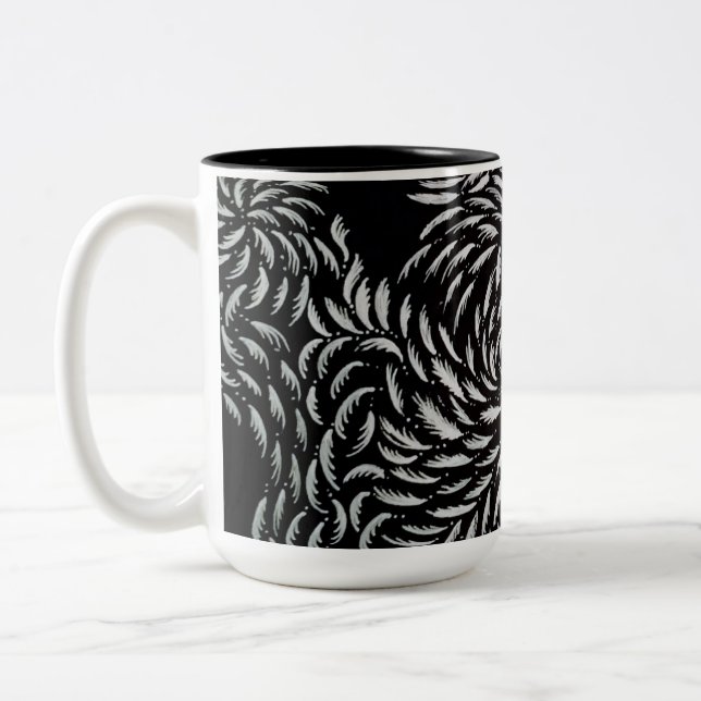 Caneca De Café Em Dois Tons Profundidades da Mente Subconsciente (Esquerda)