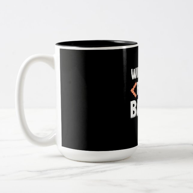 Caneca De Café Em Dois Tons Programador Codificará Para Bacon (Esquerda)