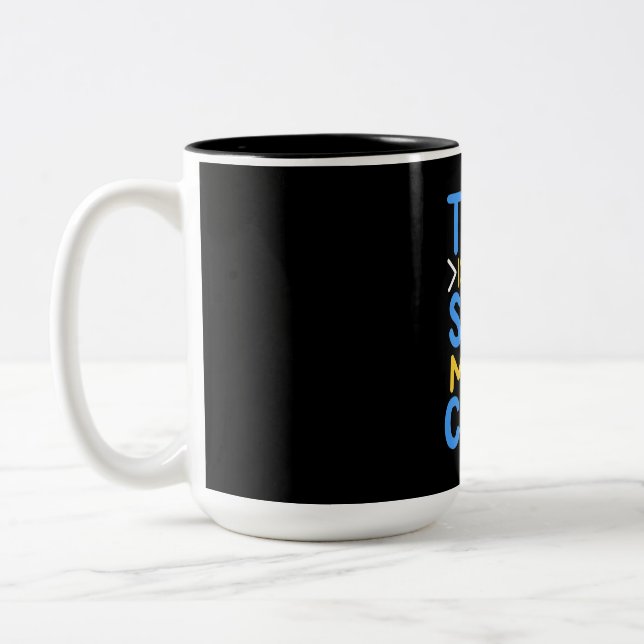 Caneca De Café Em Dois Tons Programador Mostra-me o código (Esquerda)