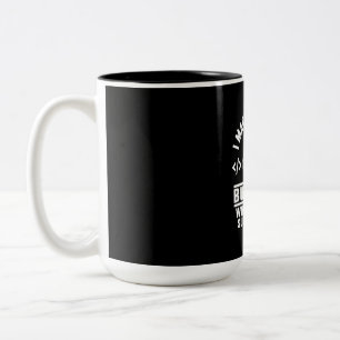 Caneca De Café Em Dois Tons Programador Torna o Inseto de Software Livre