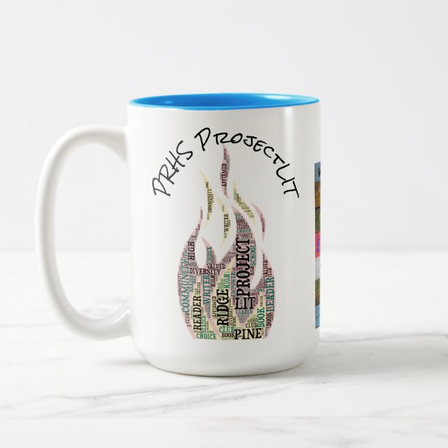 Caneca De Café Em Dois Tons Projeto PRHSLIT Mug (Esquerda)