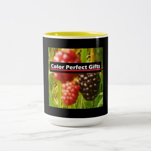 Caneca De Café Em Dois Tons Promocional de Blackberry (Centro)