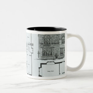 Caneca De Café Em Dois Tons Propriedade do parque de Bedford