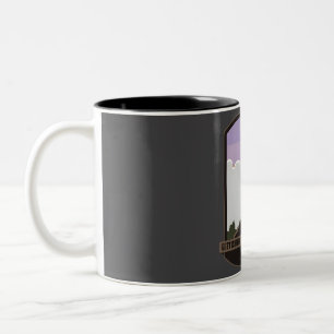 Caneca De Café Em Dois Tons Proprietário do Cachorro - Parque Militar Nacional