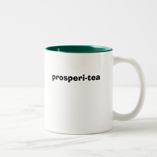 Caneca De Café Em Dois Tons prosperi-chá (Direita)