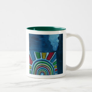 CANECA DE CAFÉ EM DOIS TONS PROTEÇÃO